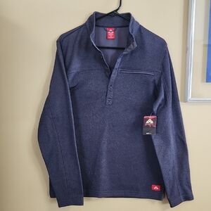 EMS Dest Dark Blue(shale) Pullover with Button Collar